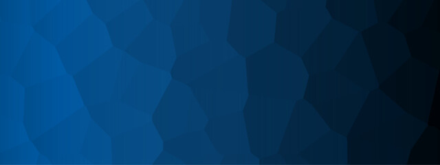 Blue low poly background. Blue low poly banner with triangle shapes background. Modern blue low poly banner design background	