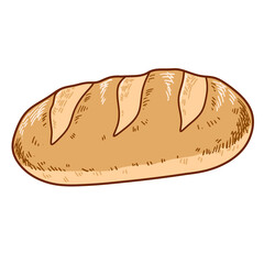 long loaf of bread