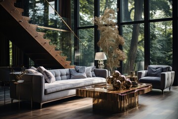 Glamorous Modern Interiors, Generative AI