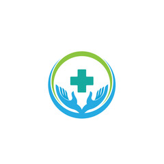 hospital health medical medicine logo design vector