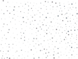 Magic Silver Square Confetti