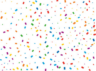 Luxury Rainbow Rectangular Confetti