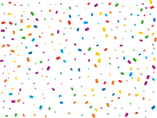 Luxury Rainbow Rectangular Confetti