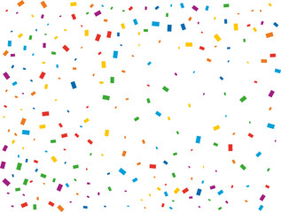 Luxury Rainbow Rectangular Confetti