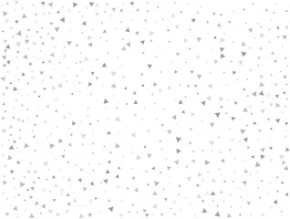 Birthday Silver Triangular Confetti