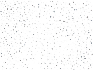 Birthday Silver Triangular Confetti