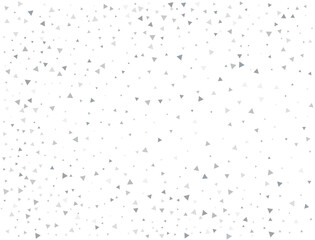 Birthday Silver Triangular Confetti