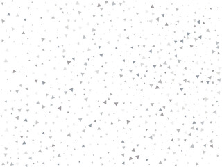 Birthday Silver Triangular Confetti