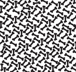 Dog bone pattern. Dog bone seamless pattern.
