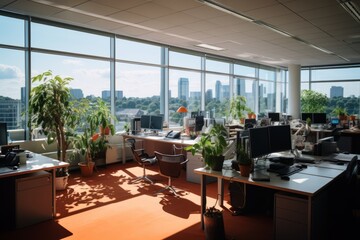 Modern Office Interiors, Generative AI