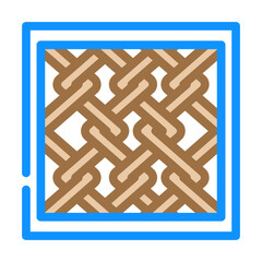 steel mesh civil engineer color icon vector. steel mesh civil engineer sign. isolated symbol illustration
