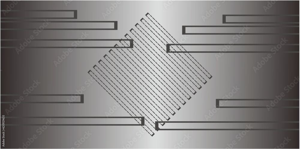 Poster background pattern with shaded arrangement of geometric connected images