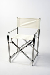 catalog of various wooden aluminum chairs with fabric and canvas of various colors on a white background