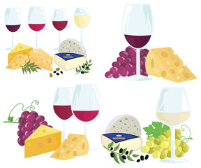 wine and cheese