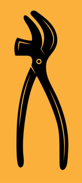 recommend clip art: wire cutters tool for shoemaker or locksmith