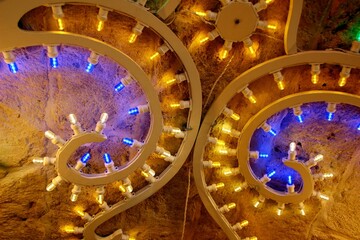 Italy, Puglia: Typical lights of Salento.