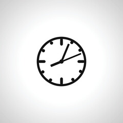 clock icon. clock simple icon. clock icon.