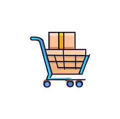 shopping cart  ,png Generative AI
