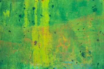 Fototapeta na wymiar bright green rusty texture, wallpaper and raw materials 