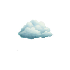 Cloud illustration png Generative AI