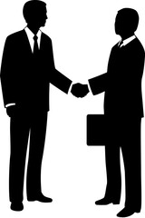 business people shaking hands