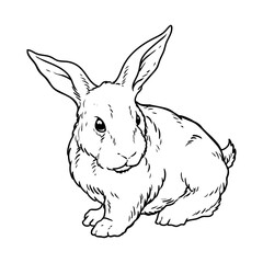 Rabbit drawing
