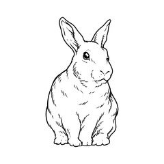 Rabbit drawing
