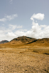 landscape like a desert with sky