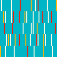 Vertical stripes geometric seamless pattern on a bright background. Vector illustration.
