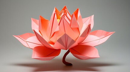 Floral Artistry Captured in a Fold: A Stunning Photographic Collection of Beautiful Origami Flowers and Plants