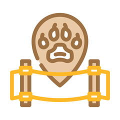 wildlife habitat restoration color icon vector. wildlife habitat restoration sign. isolated symbol illustration