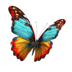 Obraz na płótnie Canvas Butterfly , isolated transparent background, PNG