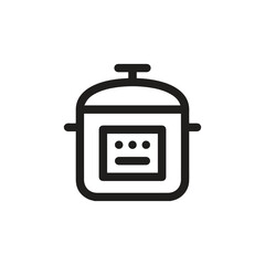 Express Pot icon vector. Linear style sign for mobile concept and web design. Express Pot symbol illustration. Pixel vector graphics - Vector.