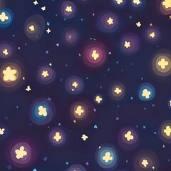Nighttime Background Generative AI