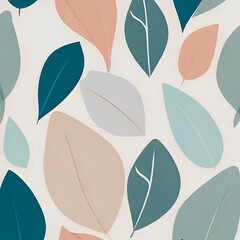 Background Leaf Pattern Generative AI