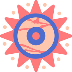 abstraction flower plant texture naive geometric