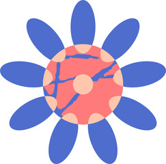 abstraction flower plant texture naive geometric