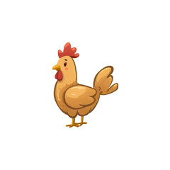 Chicken illustration png Generative AI