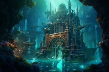 Ancient city underwater 