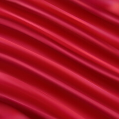 Vivid red crumpled elastic fabric background. eps 10