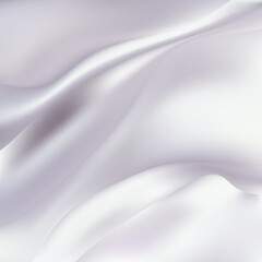 White silk fabric. Texture of white chintz fabric with waves and rumples. eps 10