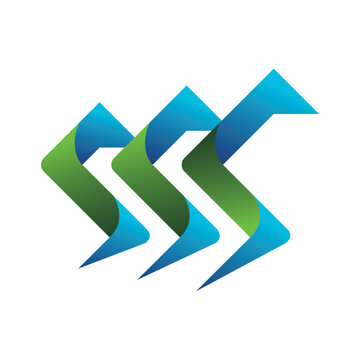 recommend clip art: S M technology letter logo