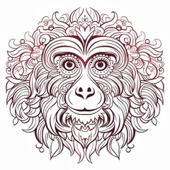 Baboon Mandala, Generative AI