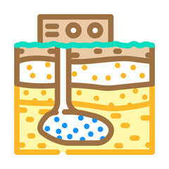 carbon sequestration future technology color icon vector. carbon sequestration future technology sign. isolated symbol illustration