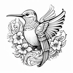 Hummingbird Mandala, Generative AI 