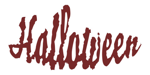 Halloweenの文字の素材