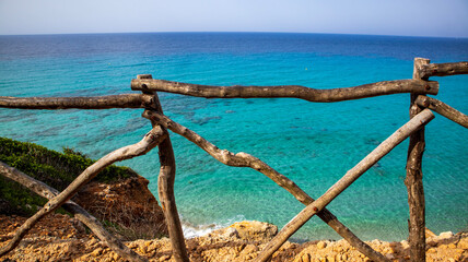 Obraz premium Menorca Platja de Binigaus beach Mediterranean paradise