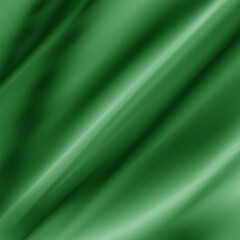 Smooth elegant green silk or satin luxury cloth texture can use as abstract background. Luxurious background design. eps 10