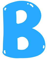 Letter B - Alphabet Collection Sky