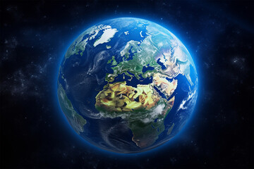 earth illustration landscape
